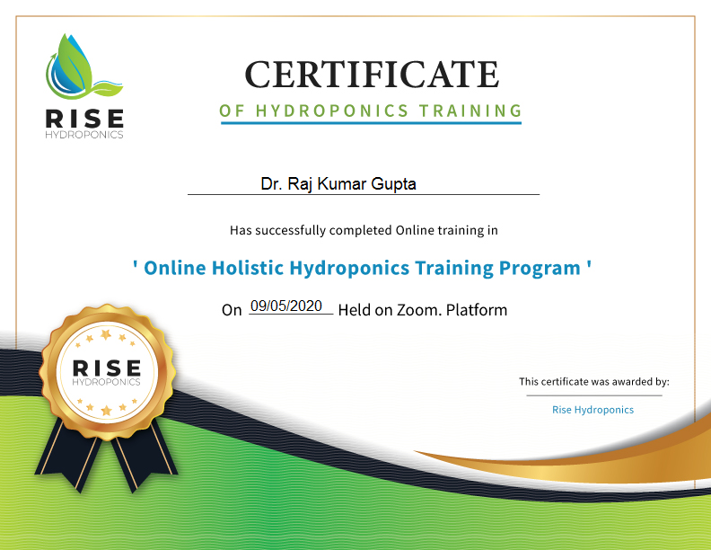 hydroponics Farming Training in India